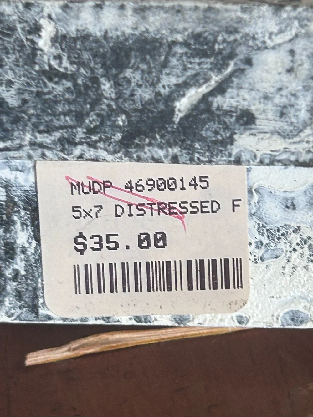 2 Mud pie frames 5x7 retail $70 distressed